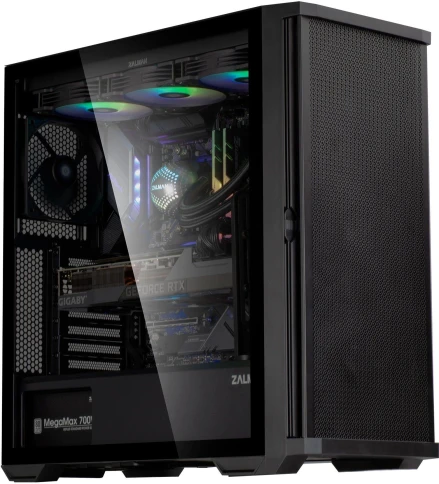 Корпус Zalman Z10 черный ATX 10x120mm 2x140mm 2xUSB3.0 audio bott PSU [Z10] фото 10