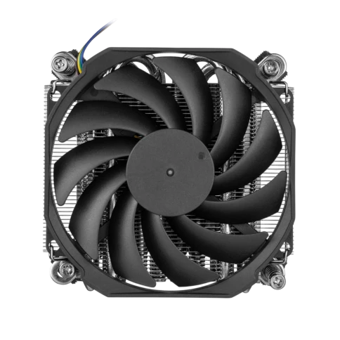 Кулер для процессора ПК/ CPU Cooler Foxline DB32i (125W, 4-pin PWM, 32mm, Al/Cu, 4x6mm, 1x90mm, 41.46CFM, 33dBA, 3400RPM, S: 1851/1700/1200/115X, Black) фото 1