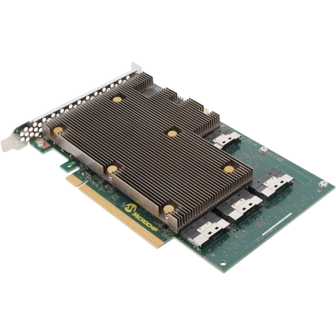 RAID контроллер Microchip SmartRAID 3258-32i, Tri-mode SAS/SATA/NVMe, 32i-ports, PCIe 4.0 x8, 8GB DDR4 Cache, RAID 0/1/5/6/50/60/1 Tripple/10 Tripple/ Adaptec SmartRAID Ultra 3258-32i /e фото 1