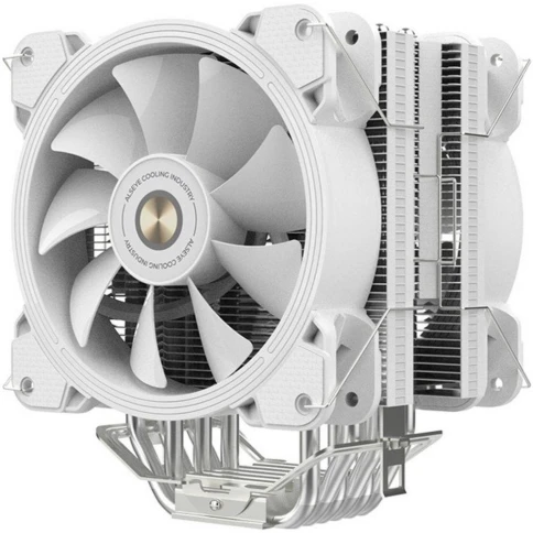 Вентилятор ALSEYE H120D (White) TDP: 200W Product Dimensions:123x154x106mm Heatsink Dimensions:154x123x58mm Heatsink Weight:518g Heat Pipe:O6mmx6pcs Fan Dimensions-:120x120x25mm (875842) фото 5