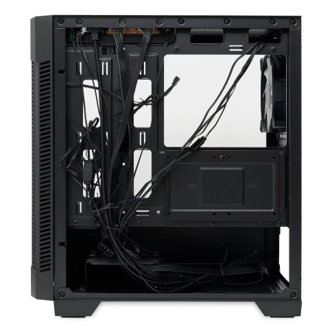 Корпус без блока питания/ Case HSPD M330, Mesh Mini-tower, Black, TG, 0.6 SPCC, 3x120mm ARGB (M11-120) mATX, mITX 175/330/160mm 2x2.5", 2x3.5", 4xPCI 1xUSB-A 3.0, 2xUSB-A1.0 365x216x405mm фото 7