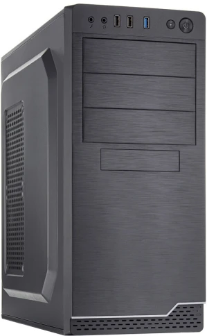 Корпус c блоком питания 450 Ватт/ Case Foxline FL-816, ATX, 3x5.25EXT, 1x3.5EXT, 3x3.5INT, 2xUSB2.0+1xUSB3.0, HDA, w/o FAN, w/450W ATX PSU, w/1.2m EU pwr cord фото 2