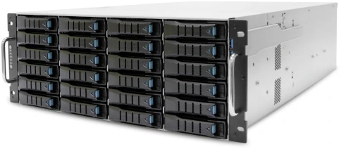 Серверная платформа/ SB401-VG, 4U, 2xLGA-3647, 24-bay storage server, 1x 24-port 12G SAS EOB backplane, 1200W platinum redundant power supply, 2x 7mm hot-swap OS, Virgo, Intel® Xeon® Scalable Processors, 12x ATX PWR/DDR4 2933 ECC RDIMM, Intel PCH C622, 2x фото 2
