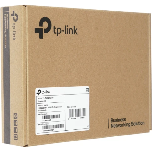 Трансивер/ 1000Base-BX WDM Bi-Directional SFP Module, LC connector, TX:1310nm/RX:1550nm, single-mode, 10km фото 4
