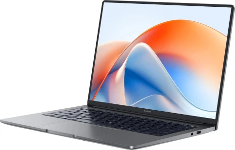 Ноутбук Honor MagicBook X14 Plus 2025 FermiB-5651F Core 5 220H 16Gb SSD512Gb Intel Iris Xe graphics 14" IPS WQXGA (2880x1800) Windows 11 Home grey space WiFi BT Cam (5301ALWC) фото 3
