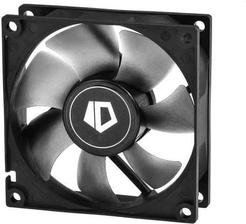 Вентилятор для корпуса ID-Cooling NO-8025-SD 80х80x25 черный 3-pin 21дБ Ret [NO-8025-SD] фото 3