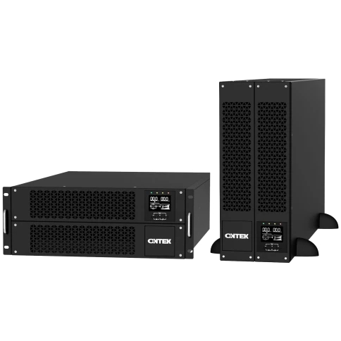 Источник бесперебойного питания/ ONTEK SM RT 6 (SB) PL, 6 кВА/6 кВт (PF=1) с внутренними аккумуляторными батареями, выходными клеммами и выходными розетками 6шт х С13, 2шт х С19, с выключателем сервисного байпаса и выходным выключателем, зарядное устройст фото 1