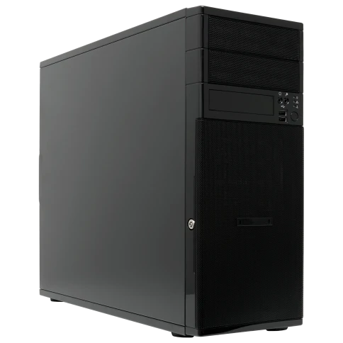 Серверный корпус/ 4-trays Workstation Chassis 2 x 5.25" drive bays 4 x 3.5" swappable HDD trays; 4-port 6 Gbps SAS/ SATA to SATA HDD; no PSU onboard (AC-PS7500 optional) фото 1