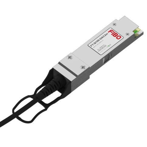 Кабель/ FIBO FT-Q100-DAC2m QSFP28 to QSFP28 DAC модуль, медный кабель Belden, 2 метра фото 3