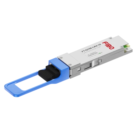 Трансивер/ FIBO FT-Q100-LR4-10, модуль QSFP28 100GBASE-LR4, разъем LC, дальность до 10 км фото 1