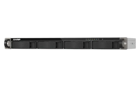 Сетевое хранилище/ channel QNAP Network RAID drive, 4 3.5"/2.5" compartments, 2 2.5 Gbps ports, ARM Cortex-A55 2.0GHz, 4 GB DDR4. фото 4
