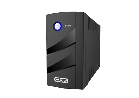 Башенный линейно-интерактивный ИБП/ ИБП CBR [ELN-675T-2F-LD] Line Interactive  675VA/360W 5Ah12V 2 x Shuko фото 4
