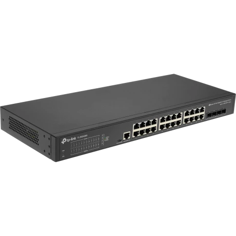 Коммутатор/ TP-Link JetStream™ 24-port Pure-Gigabit L2+ Managed Switch, 24 10/100/1000Mbps RJ45, 4*10G SFP+ Slots фото 7