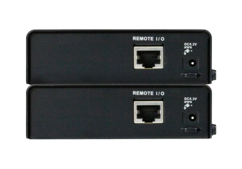 Удлинитель, HDMI, 100 метр., 2xHDMI+RJ45, F, без шнуров, 2xБ.П. 220> 5.3V, (по витой паредо 4kx2k 60HzHDTV 480p/720p/1080i/1080pподдержка HDCP порт RS232), 1x VE812T, 1x VE812R/ HDMI EXTENDER WITH DUAL DISPLAY W/EU ADP фото 3