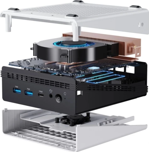 Компьютер/ Chuwi Ubox  AMD Ryzen 5 6600H(3.3Ghz)/16384Mb/512PCISSDGb/I фото 7
