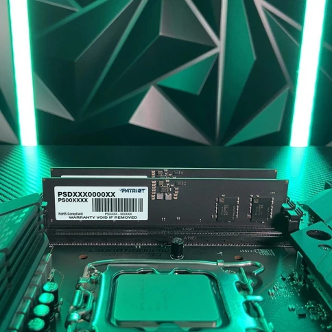 Оперативная память DDR5 32GB 5600MHz Patriot PSD532G56002 Signature RTL PC5-44800 CL46 DIMM 288-pin 1.1В dual rank Ret [PSD532G56002] фото 5