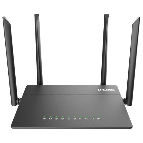 Маршрутизатор/ AC1200 Wi-Fi EasyMesh Router, 100Base-TX WAN, 4x100Base-TX LAN, 4x5dBi external antennas, USB port, 3G/LTE support фото 1