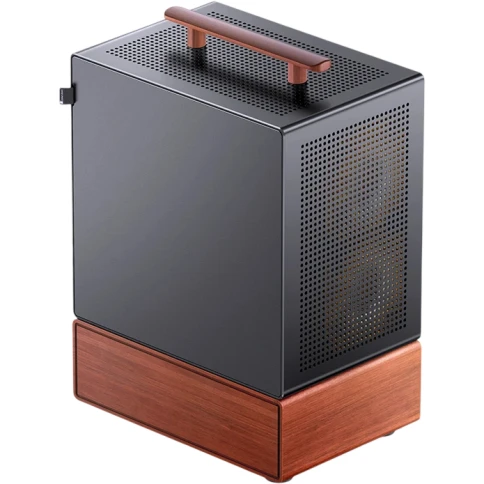 Корпус без блока питания/ Case JONSBO T7, Mini-Tower, TG, no fan, 1xUSB-A 3.0 + 1xUSB-C 3.2, mATX, mITX Black фото 2