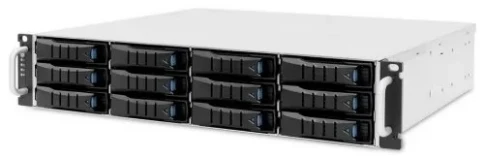 Дисковая полка/ J2012-03-35X, 2U 12x 3.5" hot-swap bays, hot-swap JBOD with dual SAS 12G expander controller, dual BMC, tool-less HDD tray, 550W 1+1 hot-swap redundant 80+ platinum, tool-less rail kit (35X series) фото 1