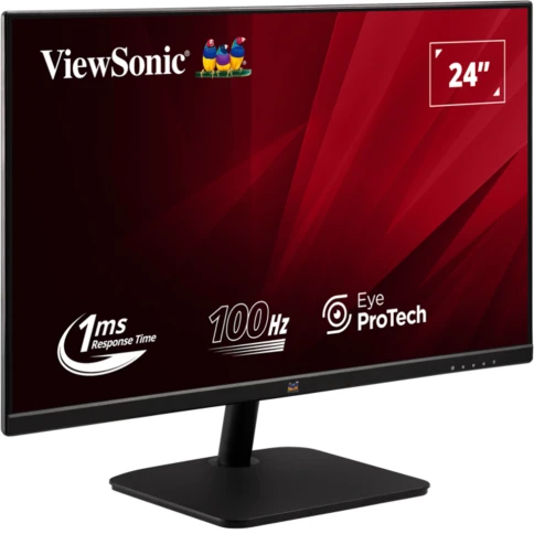 Монитор ViewSonic 23.8" VA2432-MHD-3 черный IPS LED 1ms 16:9 HDMI M/M матовая 1300:1 250cd 178гр/178гр 1920x1080 100Hz VGA DP FHD 2.4кг фото 3