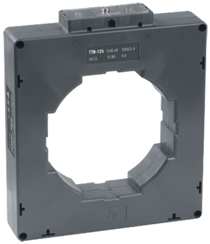 Трансформатор тока ТТИ-125 5000/5А 15ВА 0,5 IEK фото 1