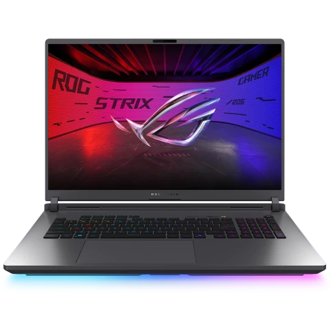 Ноутбук/ ASUS ROG Strix G18 G815LP-S9141 18"(2560x1600 (матовый, 240Hz, 3ms) IPS)/Intel Core Ultra 7 255HX(2.4Ghz)/32768Mb/1024PCISSDGb/noDVD/Ext:NVIDIA GeForce RTX 5070(8192Mb)/Cam/BT/WiFi/90WHr/war 1y/3.2kg/Eclipse Gray/noOS фото 1