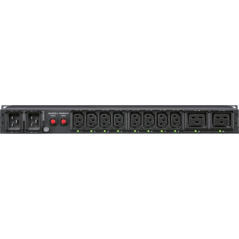 Блок распределения питания/ ATS CyberPower 1U type, 16Amp, plug IEC 320 C20, (8) IEC 320 C13 (2) IEC 320 C19 фото 4