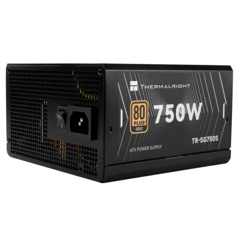 Блок питания 750W/ Power Supply Thermalright, 750W 80+ Gold (ATX, 3.1, PCIe 5.1, Non-modular, 1x24(20+4)pin, 1xCPU 8(4+4)pin, 2xPCIe*2 8(6+2)pin, 5xSATA3, 1x12+4pin (12VHPWR PCIe 5.1 12+4pin 600mm), 3xMOLEX4pin, Active, 120x120mm, 150x140x86mm, APFC, blac фото 5