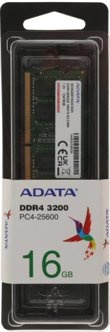 Оперативная память DDR4 16Gb 3200MHz A-Data AD4S320016G22-SGN RTL PC4-25600 CL22 SO-DIMM 260-pin 1.2В single rank Ret [AD4S320016G22-SGN] фото 3