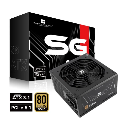 Блок питания 850W/ Power Supply Thermalright, 850W 80+ Gold (ATX, 3.1, PCIe 5.1, Full modular, 1x24(20+4)pin 600mm, 2xCPU 8(4+4)pin 650mm, 2xPCIe*2 8(6+2)pin 650+150mm, 1x12VHPWR PCIe 5.1 12+4pin 600mm, 2xSATA*4 450+150+150+150mm, 1xMOLEX4pin*3 500+150+15 фото 5