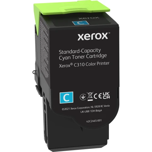 Тонер-картридж голубой стандартный Xerox C310/C315/ Standard Toner C Xerox C310/C315 фото 1