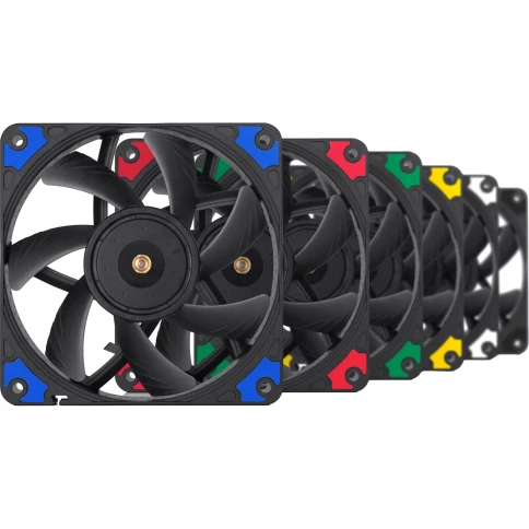 Кулер для корпуса/ Case Cooler Noctua NF-A12x15 PWM chromax.black.swap (120x120x15mm, 4-pin PWM, 55.44CFM, 23.9dBA, 1850RPM, Black) фото 4