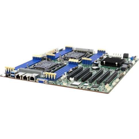 Материнская плата для сервера VEGA, EATX, Dual Intel Xeon Gen.4/Gen.5, DDR5 x16/ Mainboard (PCBA) VEGA, EATX, Dual Intel Xeon Gen.4/Gen.5, TDP 350W, DDR5 *16, CXL 1.1, PCIE5.0x16 *5, PCIE5.0x8 *1, M.2 SLOT *2, MCIOx8 *3, SLIMLINEx8 *1 фото 2