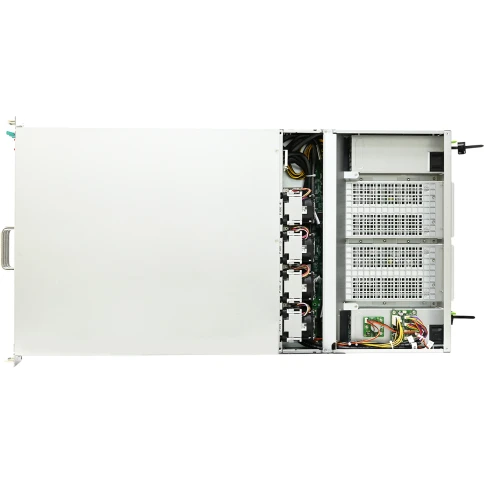 Дисковая полка/ 2U 24x 3.5" bays, hot-swap JBOD with 12G BP, dual 24G hub expander controller, dual BMC, 800W 1+1 hot-swap redundant 80+ Titanium, tool-less rail kit, w/o bezel фото 4