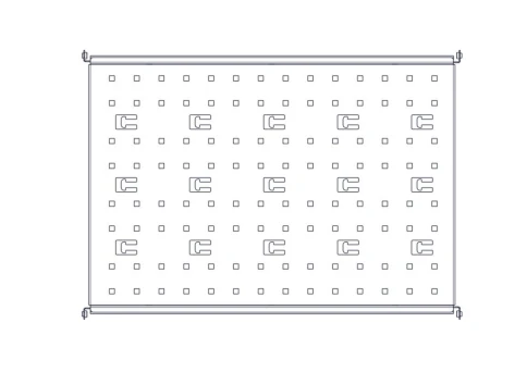 Fixed shelf Systeme Electric, Uniprom series, 1U, 650mm, 120kg фото 10
