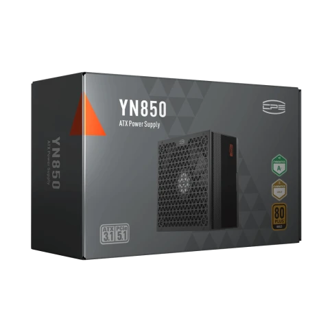 Блок питания ПК/ Power Supply PCCooler, 850W 80+ Gold (ATX, 3.1, PCIe 5.1 600W, Full modular, 1x24(20+4)pin 550mm, 2xCPU 8(4+4)pin 650mm, 3xPCIe 8(6+2)pin 500mm, 1x12V(2x6) 12+4pin 650mm, 3xSATA*3+MOLEX4pin*1 450+120+120+120mm , Active, 135x135mm, 150x150 фото 8