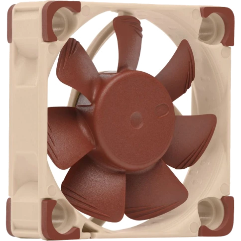 Кулер для корпуса/ Case Cooler Noctua NF-A4x10 24V PWM (40x40x10mm, 4-pin PWM, 19.6dBA, 5000RPM, Beige/Brown) фото 1