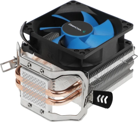 Кулер Deepcool Ice Edge Mini FS V2.0 Soc-AM5/AM4/1200/1700/1851 черный/синий 3-pin 25dB Al+Cu 100W 276gr Ret (DP-MCH2-IEMV2) [DP-MCH2-IEMV2] фото 2