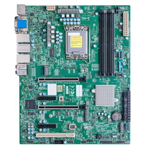 Материнская плата SuperMicro Supermicro Motherboard MBD-X13SAE-F-B W680 LGA1700 No Memory 12th Generation Intel Core™ i3/i5/i7/i9 Processors, Single Socket LGA-1700 supported, CPU TDP supports Up to 125W TDP Intel W680 2 PCI-E 5.0 x16 slots (16/NA or 8/ фото 1