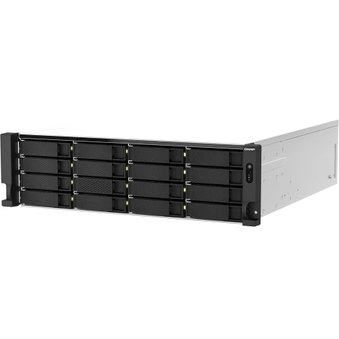 Сетевое хранилище без дисков/ ENTERPRISE QNAP TS-h2287XU-RP-E2336-32G QuTS hero NAS, Xeon E-2336 6C 12T 2.9-4.8GHz, 32 GB ECC DDR4 (2 x 16 GB) up to 128GB (4 x 32 GB), 22-bay (16 x 3.5-inch SATA + 6 x 2.5-inch SATA), 2x10 GbE, 2x2.5 GbE, 3xPCIe Slot (2 x фото 1