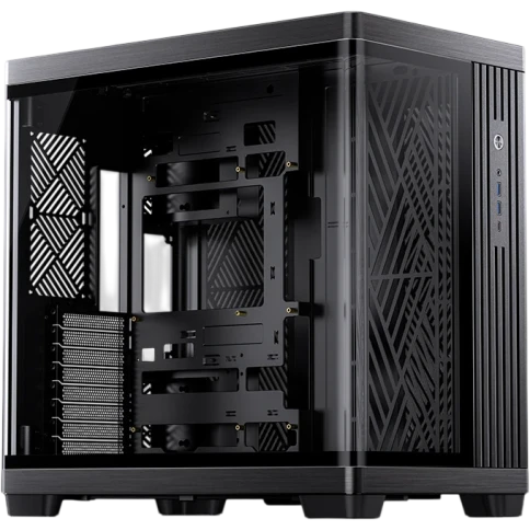 Корпус без блока питания/ Case JONSBO TK-4, Midi-Tower, TG, no fan, 2xUSB-A 3.0 + 1xUSB-C 3.2, ATX, mATX, mITX Black фото 1