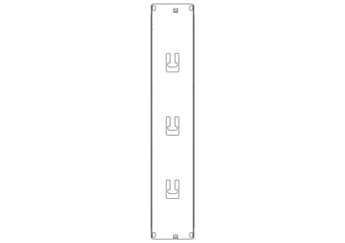 Horizontal Cable Organizer Uniprom Series, 2U, Steel Rings фото 11