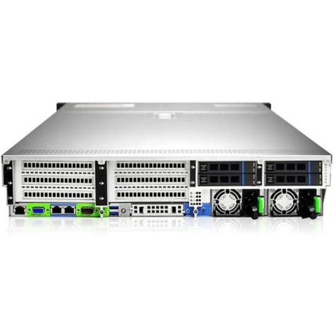 Серверная платформа/ Gooxi SR201-D12R 2U 12bay server, based on AMD 7003 platofrm. 2pcs of PCIe 4.0x16; 4xPCIe 4.0x8 2x 2.5" rear SAS/SATA 2x 2.5" rear NVMe 1300W 1+1 PSU EU power cables rail kit фото 2