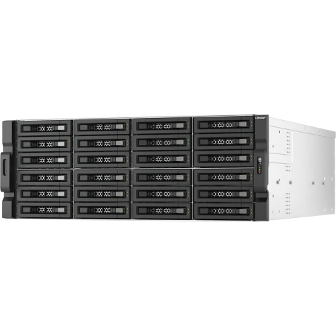 Полка расширения сетевого хранилища без дисков/ ENTERPRISE QNAP TL-R2400PES-RP PCIe Interface JBOD expansion module, 24 bays 3.5 "/ 2.5" SATA 6 Gb/s 4U rackmount, 2 PSU. W/o RAIL-A02-90 фото 1