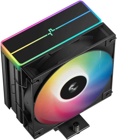 Устройство охлаждения(кулер) Deepcool AG400 Bk V2 ARGB Soc-AM5/AM4/1200/1700/1851 черный 4-pin 31.6dB Al+Cu 220W 643gr Ret (R-AG400-BKAMMN-GJD) фото 3