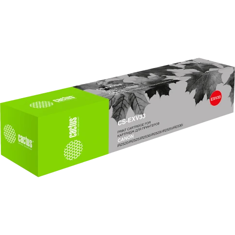 -/ Картридж лазерный Cactus CS-EXV33 C-EXV33 черный (14600стр.) для Canon iR 2520/2525/2530/2525i/2530i фото 2