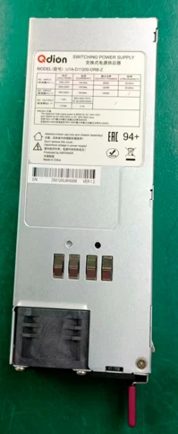 Блок питания серверный/ Server power supply Qdion Model U1A-D11200-DRB-Z P/N:99MAD11200I1170117 CRPS 1U Module 1200W Efficiency 94+, Gold Finger (option), Cable connector: C14 фото 3