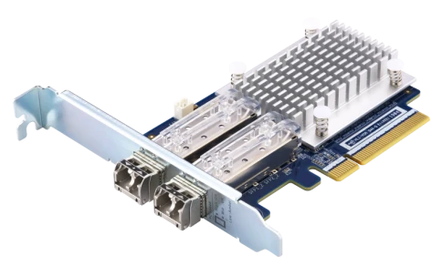Сетевая карта/ QNAP QXP-16G2FC Dual-port Fiber Channel adapter, 2 x 16 Gb / s SFP +, PCIe Gen3 x8. For QTS OS ONLY фото 4
