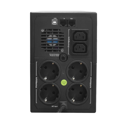 ИБП HIDEN EXPERT ULS1500C 1500ВА/900Вт/ Line-Iinteractive Tower UPS Schuko LCD фото 4