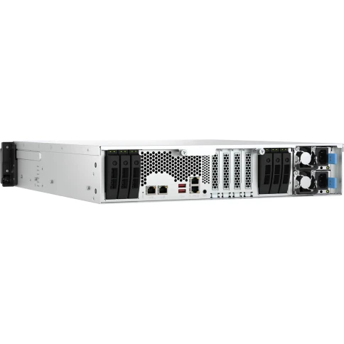 Сетевое хранилище без дисков/ ENTERPRISE QNAP TS-h3077AFU-R7-64G QuTS hero NAS, AMD Ryzen 7 7000 8-c/16t processor, up to 5.3 GHz, 64 GB UDIMM DDR5 (2x 32 GB) up to 128 GB (4 x 32 GB), 30-bay x 2.5-inch for SATA SSD, 2x10 GbE, 2x2.5 GbE, 3xPCIe Slot, 2xUS фото 5